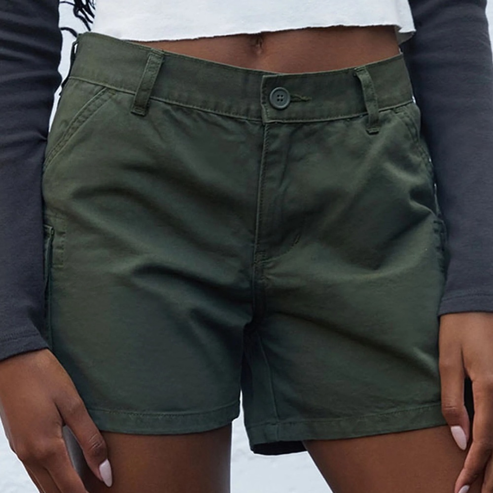 NWT PacSun John Galt Green Cargo Shorts